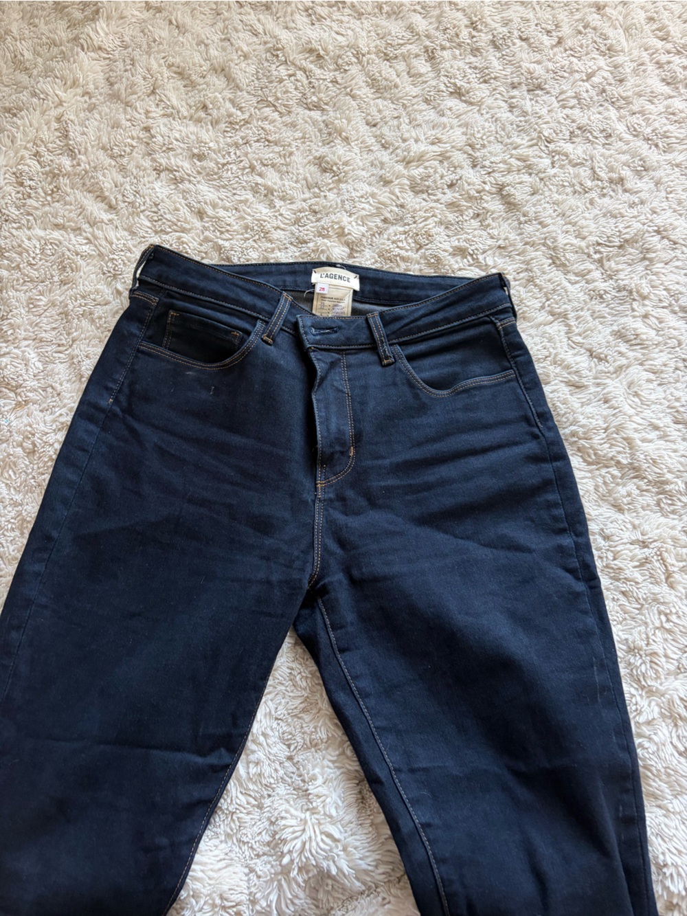 L'AGENCE Dark Indigo Skinny Jeans